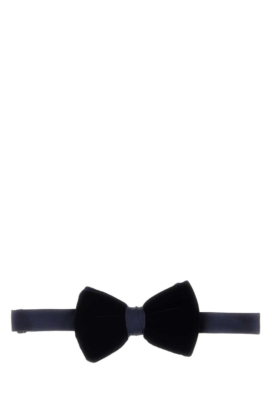 Giorgio Armani Velvet Bow Tie — Navy Ties
