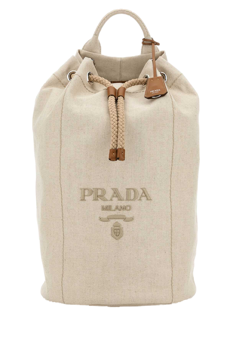 Prada Backpack — Beige Coli-vitello