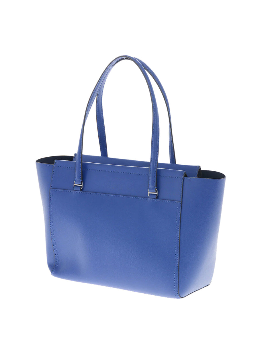 Tory Burch Parker Tote Bag — Blue Textile