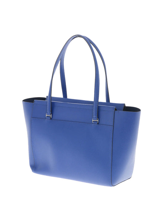 Tory Burch Parker Tote Bag — Blue Textile