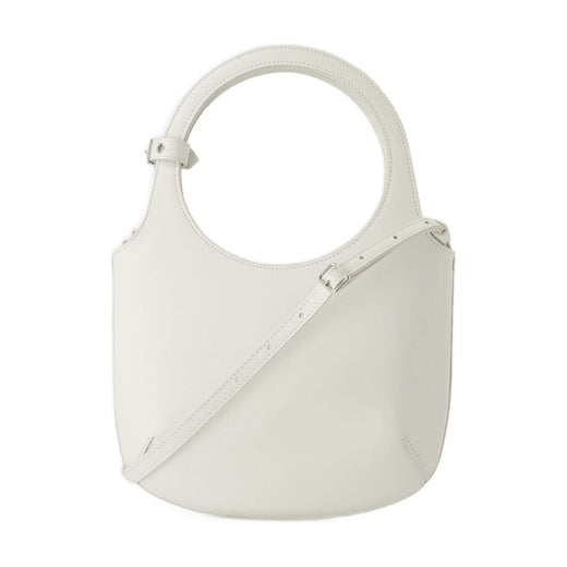 Courrèges Crossbody Bag — White Calfskin