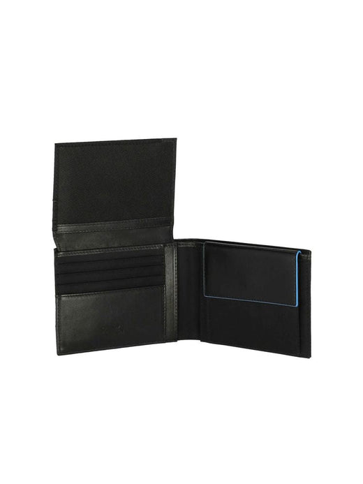 Piquadro Ryan Wallet — Black Recycled Nylon