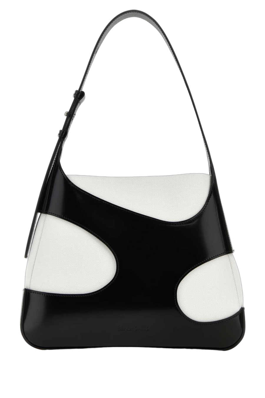 Ferragamo Neroowhite Shoulder Bag — Black