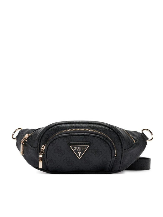 Guess Latona Belt Bag — Black Polyurethane
