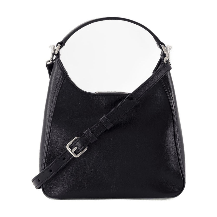 Balenciaga Bb Shoulder Bag — Black Lambskin