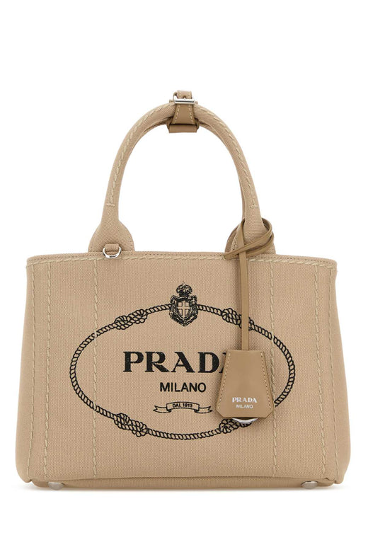 Prada Jardinière Tote Bag — Beige