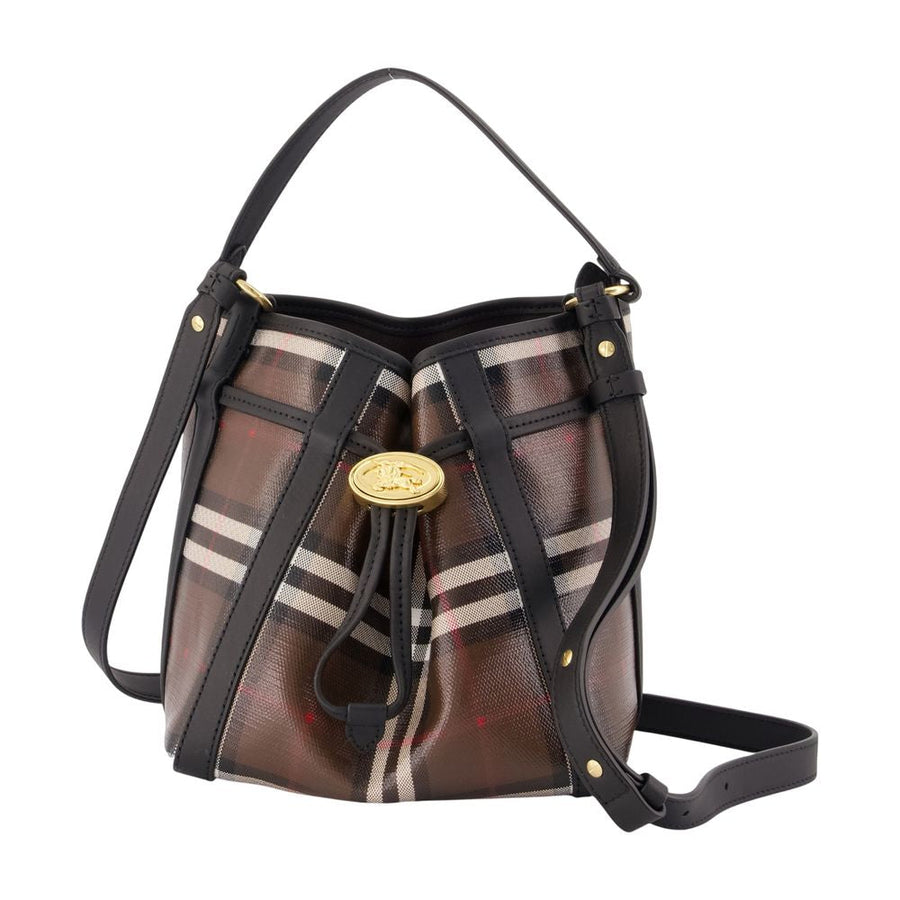 Burberry Shoulder Bag — Brown Cotton
