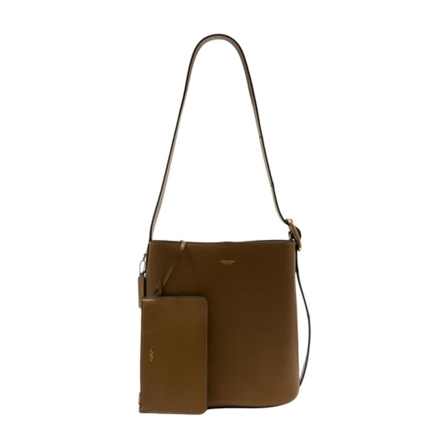 Coach Bleecker Shoulder Bag — Brown Cowhide