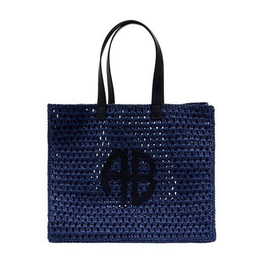 Anine Bing Rio Tote Bag — Blue Synthetic
