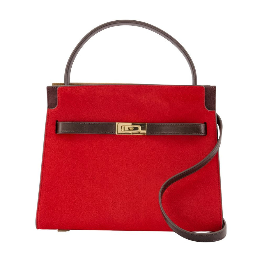 Tory Burch Top Handle Bag — Red Calfskin