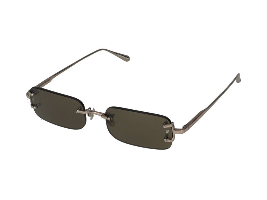Linda Farrow Lfl1131 Sunglasses — Gold Titanium