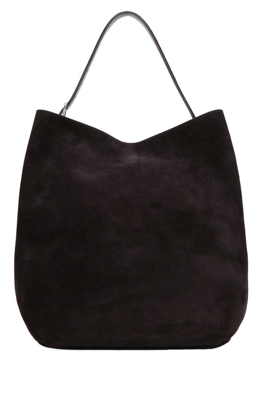 Toteme Belted Shoulder Bag — Black Cow Leather