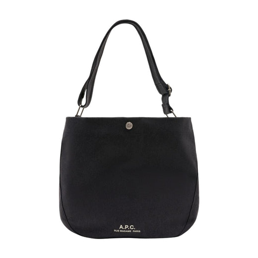 A.p.c. Journal Crossbody Bag — Black Cotton