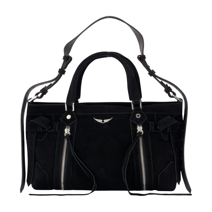 Zadig & Voltaire Sunny Rider Crossbody Bag — Black Calfskin
