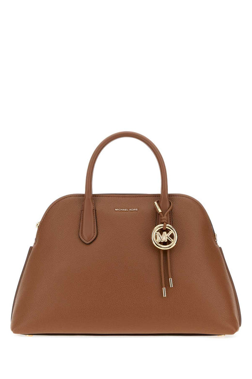 Michael By Kors Dome Shoulder Bag — Brown