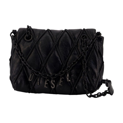 Diesel Charm-D Shoulder Bag — Black Faux_leather