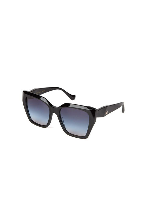 Ana Hickmann Ah9489 Gradient Lens Sunglasses — Black Acetate