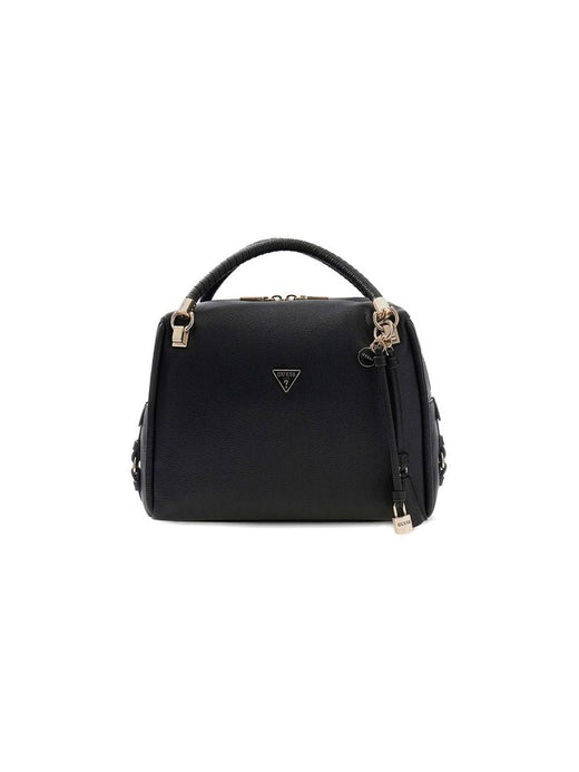 Guess Danya Top Handle Bag — Black Polyurethane