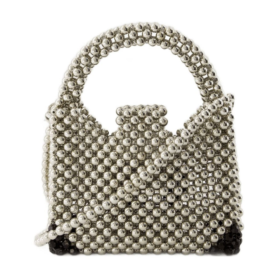 Germanier Top Handle Bag — Silver Others