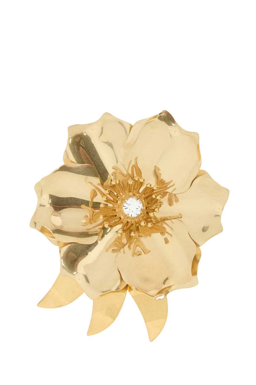 Gold Metal Pin Oro+crystal Ottone-Imitationcrystal Spille Accessory