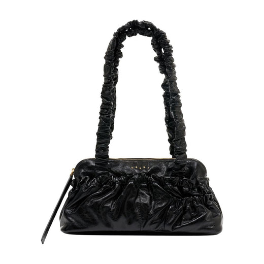 Marni Shoulder Bag — Black Calfskin