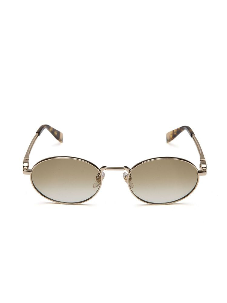 Furla Sfub30 Polished Rose Gold Metal Sunglasses —