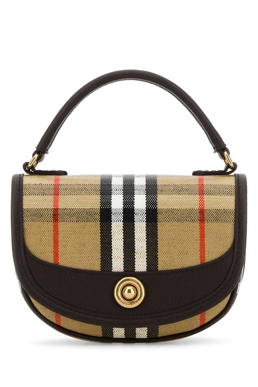 Burberry Highlands Shoulder Bag — Beige