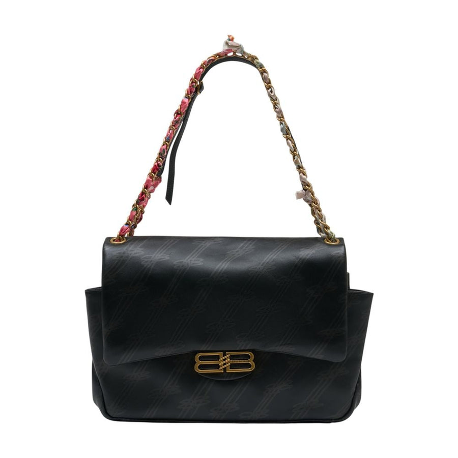 Balenciaga Shoulder Bag — Black Calfskin