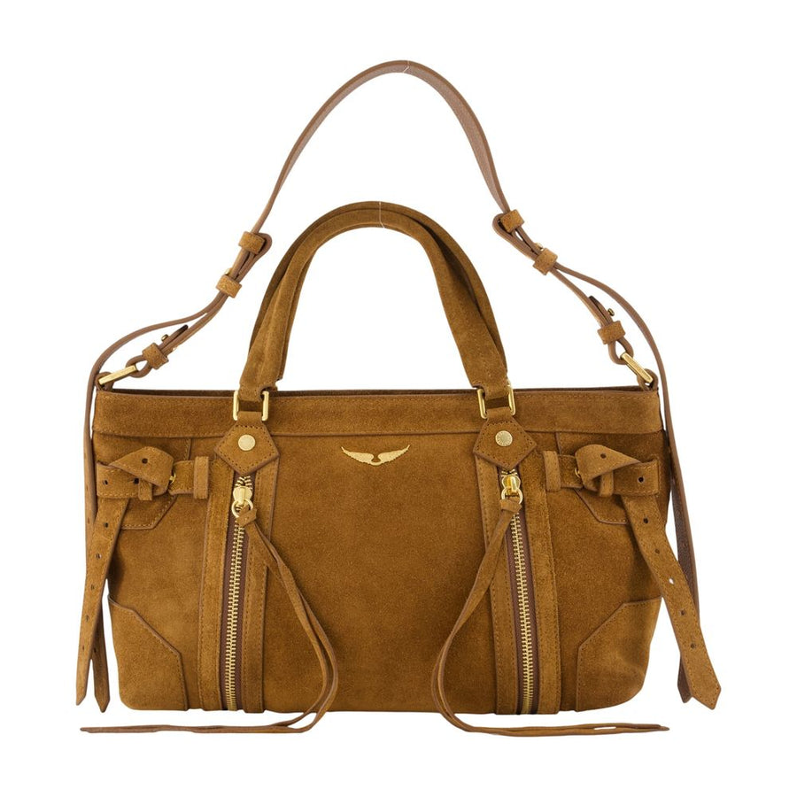 Zadig & Voltaire Sunny Rider Crossbody Bag — Brown Calfskin