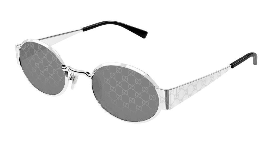 Gucci Gg1854s Sunglasses — Silver Metal