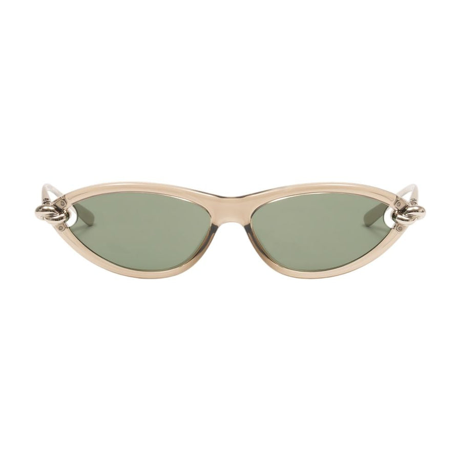 Bottega Veneta Bv1390s-005 Cat-Eye Sunglasses — Beige Synthetic