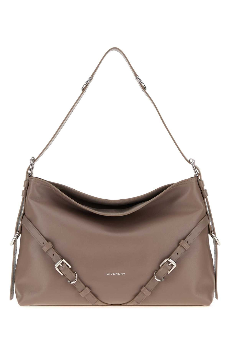 Givenchy Voyou Shoulder Bag — Taupe