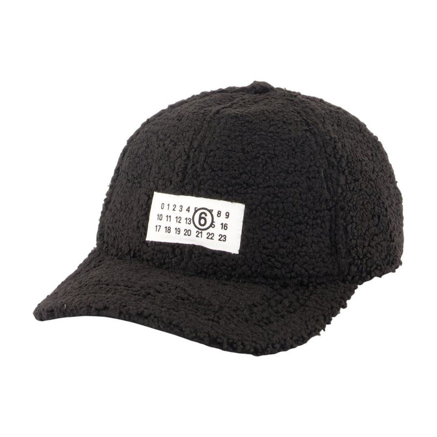 Mm6 Maison Margiela S52tc0072-M13319-900 Baseball Cap — Black Synthetic Caps