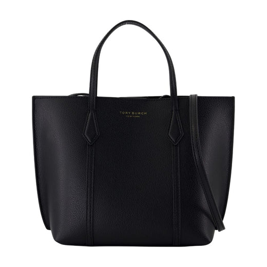 Tory Burch Perry Tote Bag — Black Cowhide