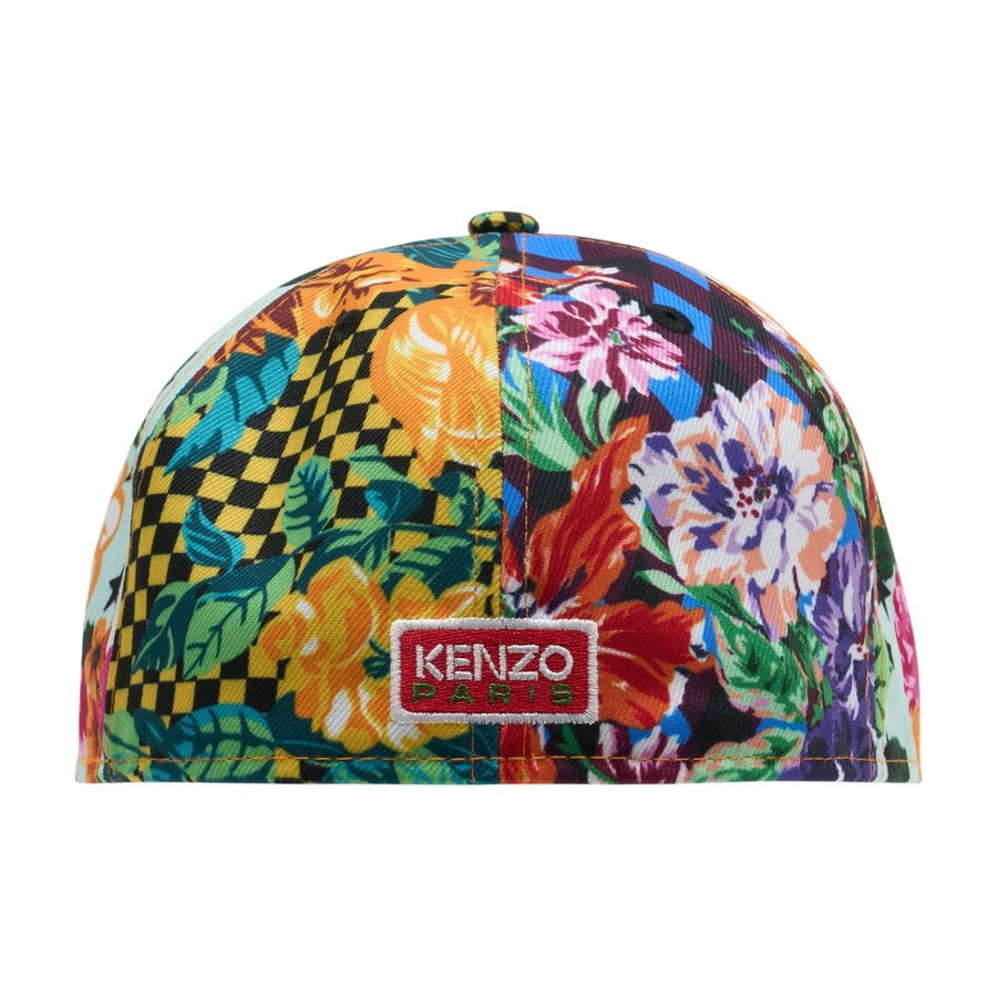 Kenzo Fg58ac961f13-Mu Mixed-Print Synthetic Baseball Cap — Multicolor Caps