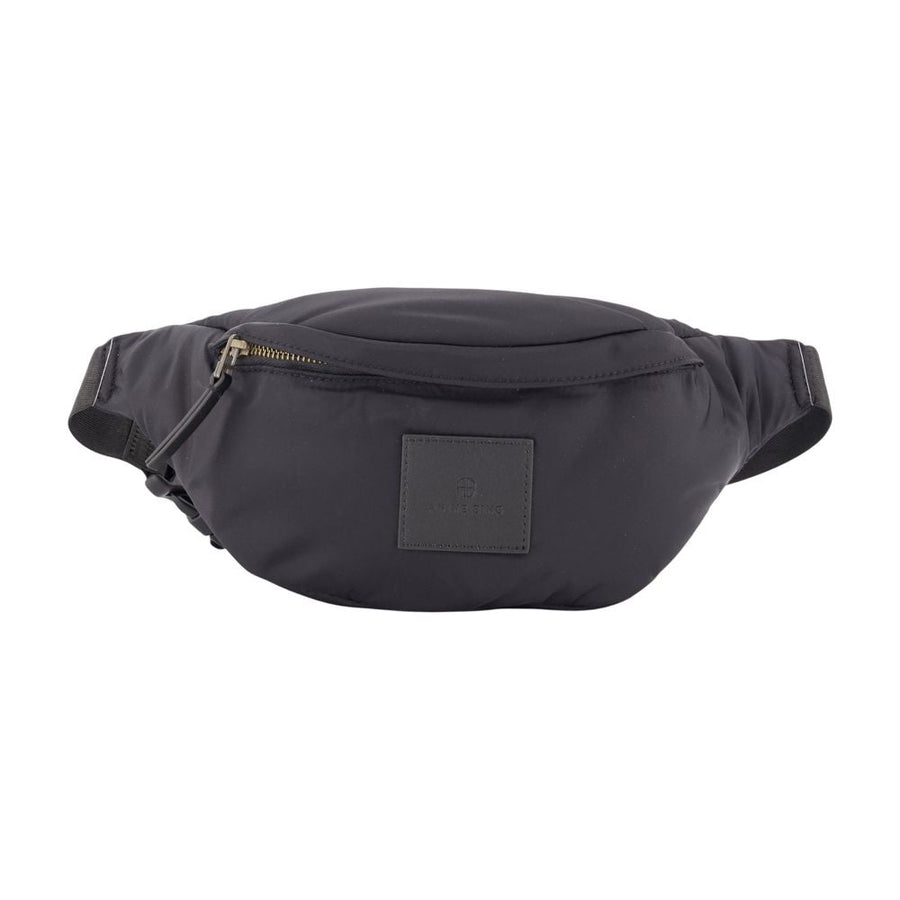 Anine Bing Leon Belt Bag — Black Nylon