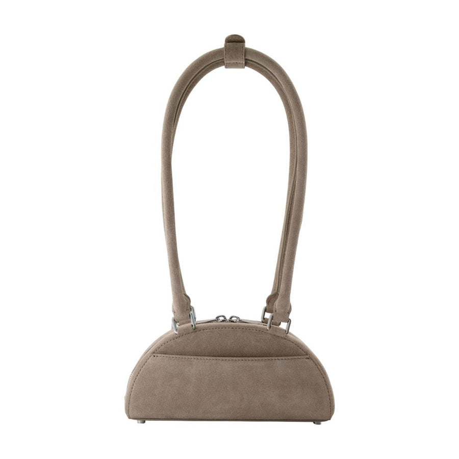 Self-Portrait Calfskin Shoulder Bag — Gray