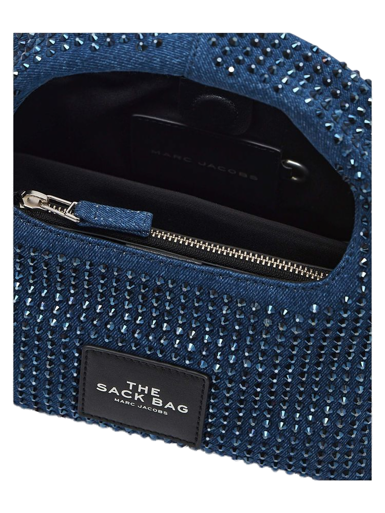 Marc Jacobs Mini Sack Clutch — Blue Cotton