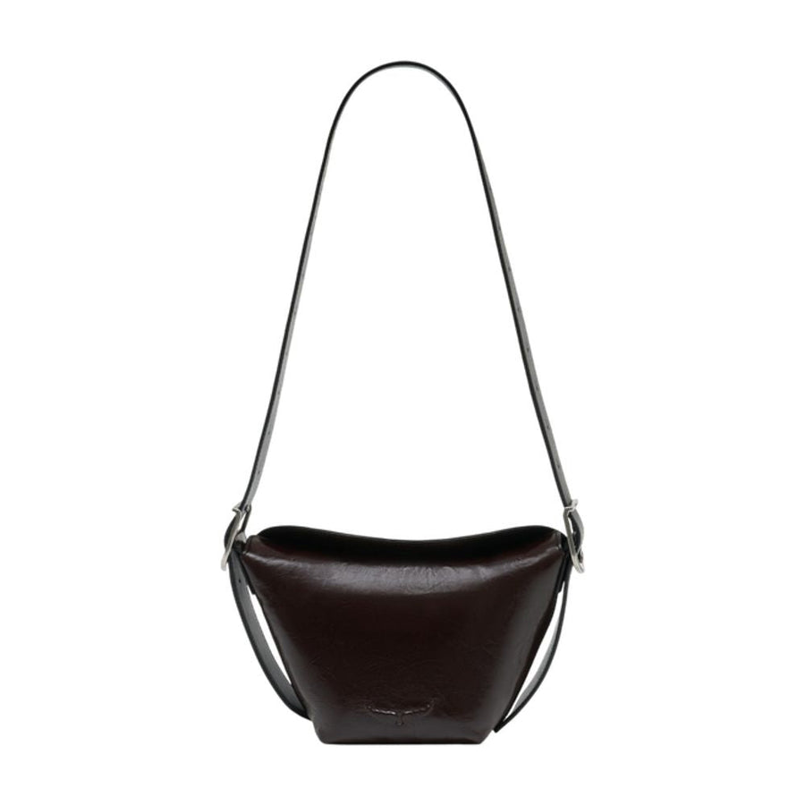 Zadig & Voltaire Calfskin Shoulder Bag — Brown