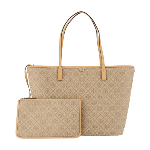 Tory Burch Tote Bag — Beige Calfskin