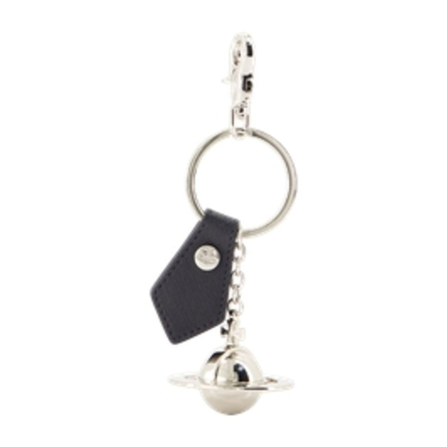 Vivienne Westwood 3d Orb Key Case — Black Metal Keychains