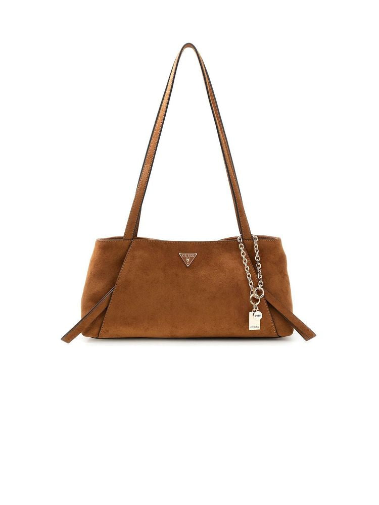 Guess Devon Shoulder Bag — Bronze Polyester