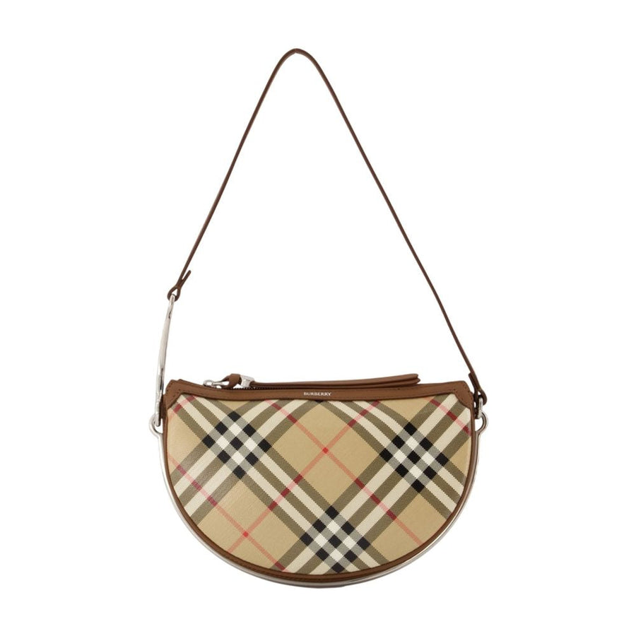 Burberry Shoulder Bag — Beige Cotton