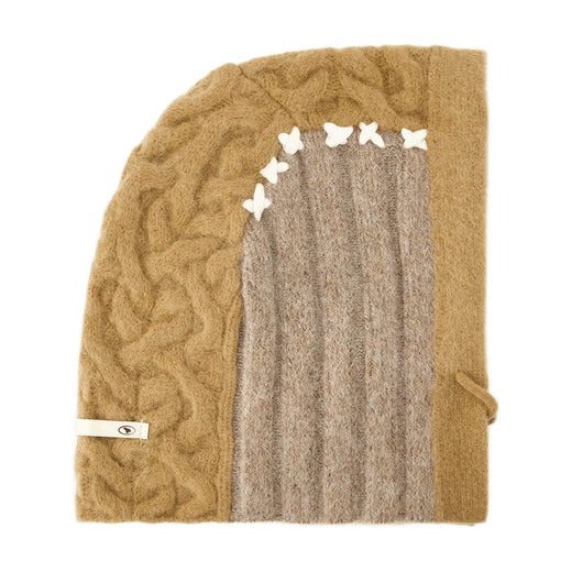 Ader Error Bmadfwhw0101br Quilted Nylon Beanie — Brown Beanies