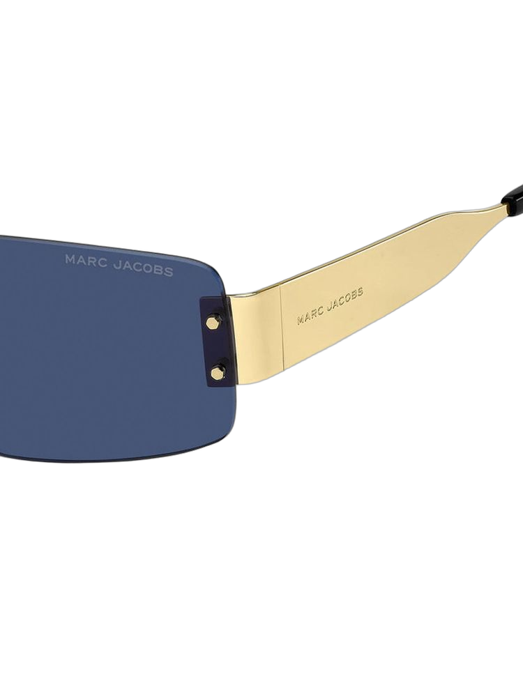 Marc Jacobs Metal Frame Sunglasses — Gold