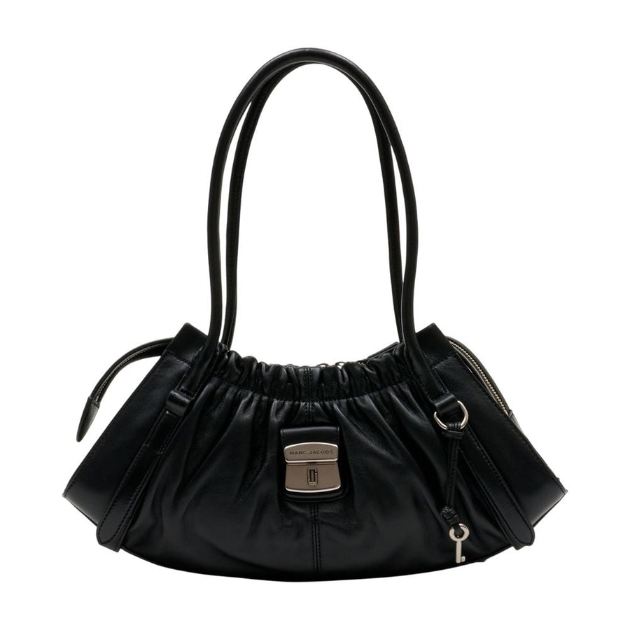 Marc Jacobs The Satchel Shoulder Bag — Black Lambskin