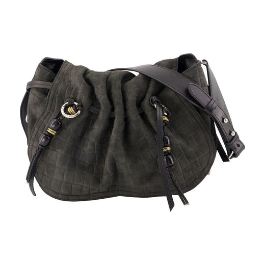 Isabel Marant Bolton Crossbody Bag — Black Goatskin