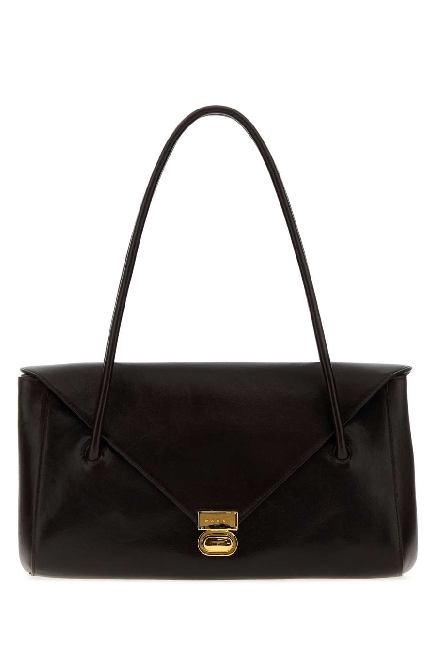 Marni East Shoulder Bag — Brown