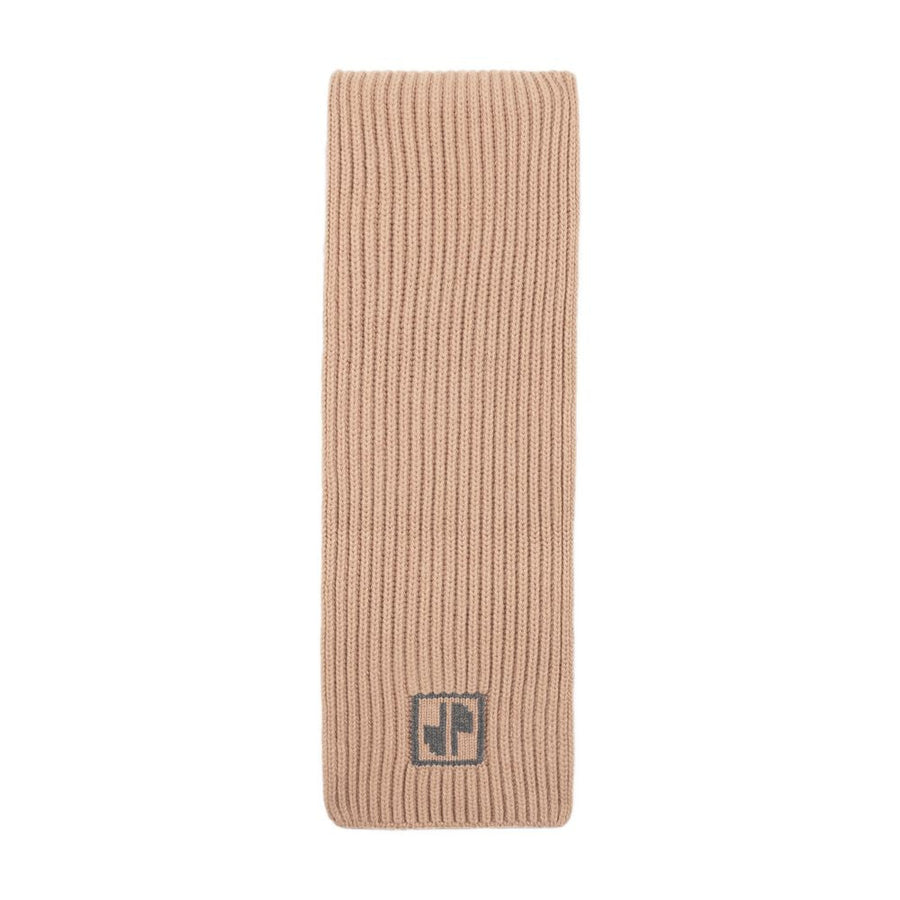Patou Jp Scarf — Beige Wool Scarfs