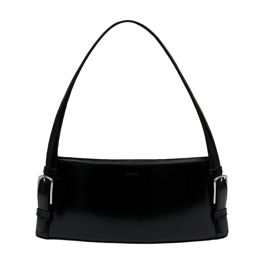 Coperni Ergonomic Calfskin Shoulder Bag — Black